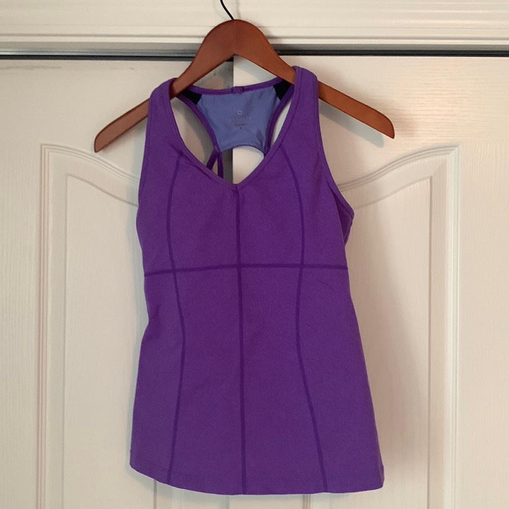 Athleta purple tank top size small